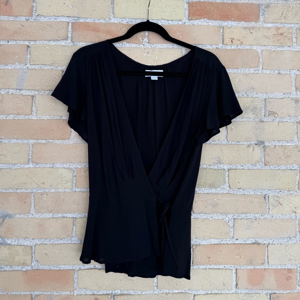 Velvet by Graham & Spencer Crossover Blouse